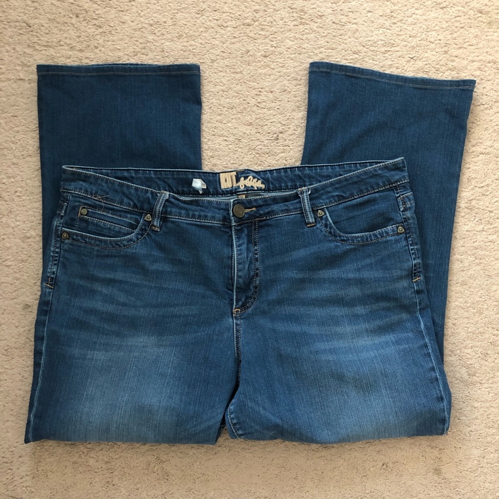 Kut from the Kloth Michelle Back Flap Bootcut Jeans Women's Size 20W